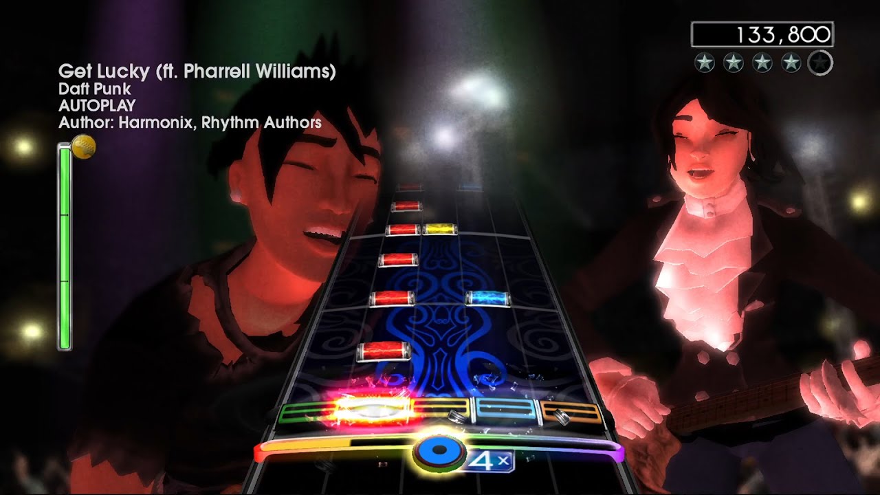 Rock Band 2 DLC, Get Lucky 100% Autoplay