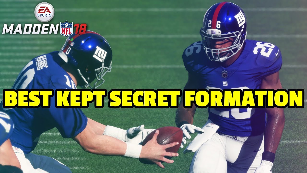 Best Run and Pass Combination in Madden 18!