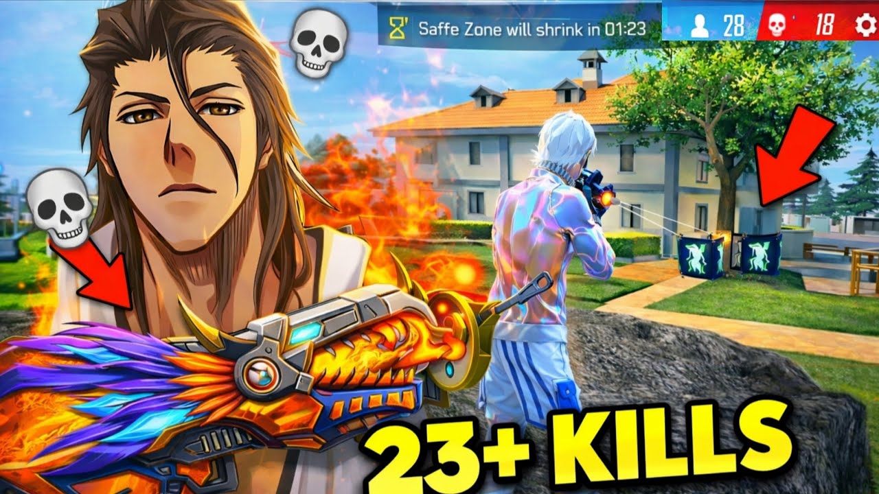 One Plus 15R With 165 FPS 23 Kills 99% Headshot Rate III🔥😍|  Free Fire Max🔥
