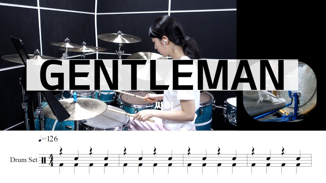 GENTLEMAN-싸이PSY[드럼악보,연주,sheet,score]