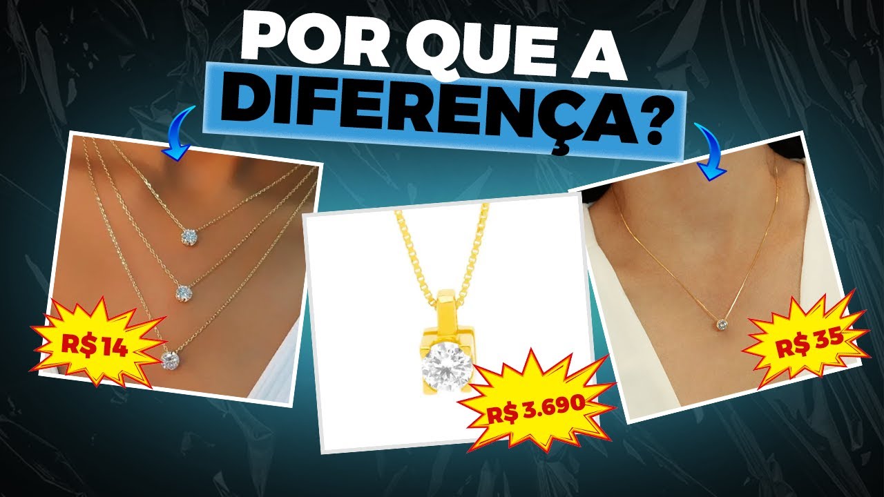 🔴 Qual a diferença entre Bijuterias x Semijoias x Joias? | Mundo das Semijoias 💎💍🤑