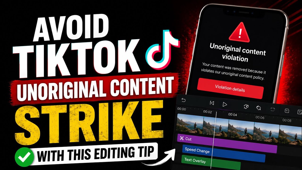 Avoid TikTok&rsquo;s Unoriginal Content Strike With This Editing Tip 🚀