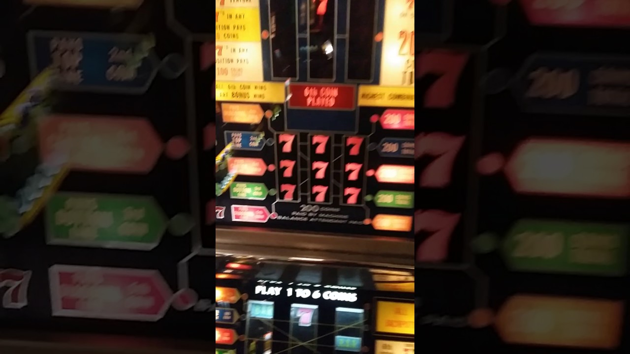 Bally em slot machine model 1013 bonus 7s sevens
