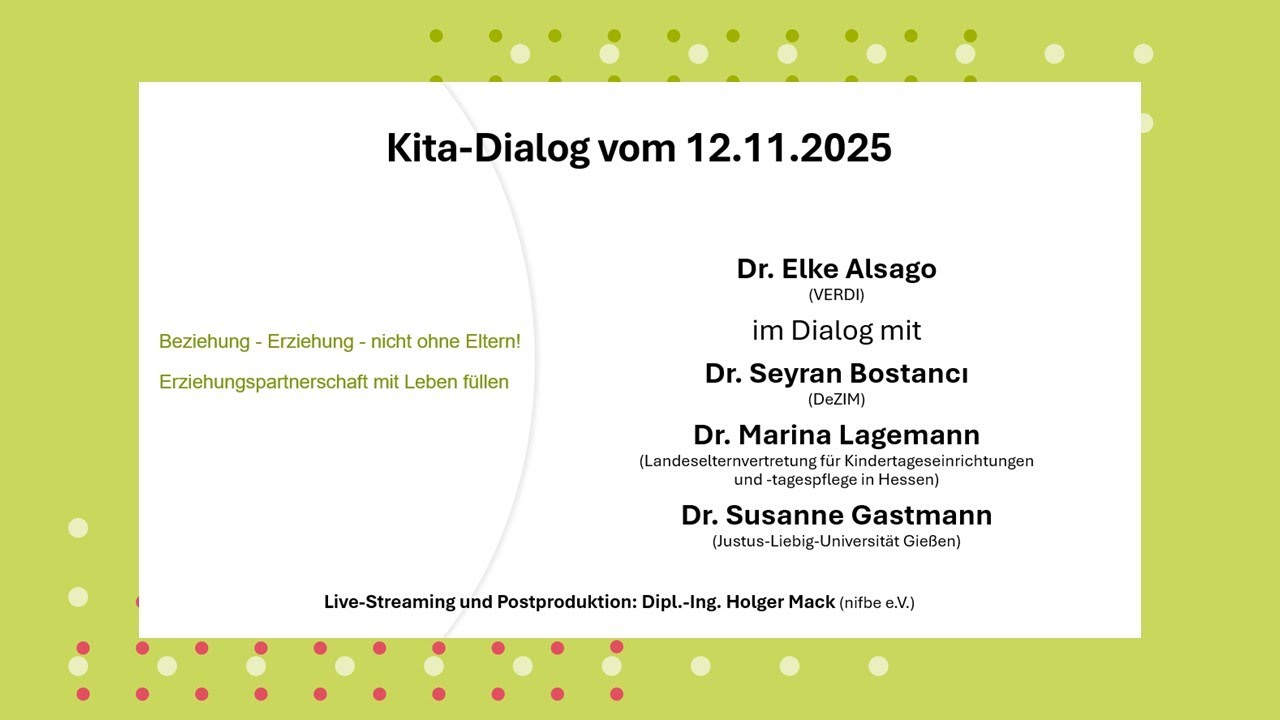 Beziehung - Erziehung - nicht ohne Eltern! Erziehungspartnerschaft mit Leben füllen.