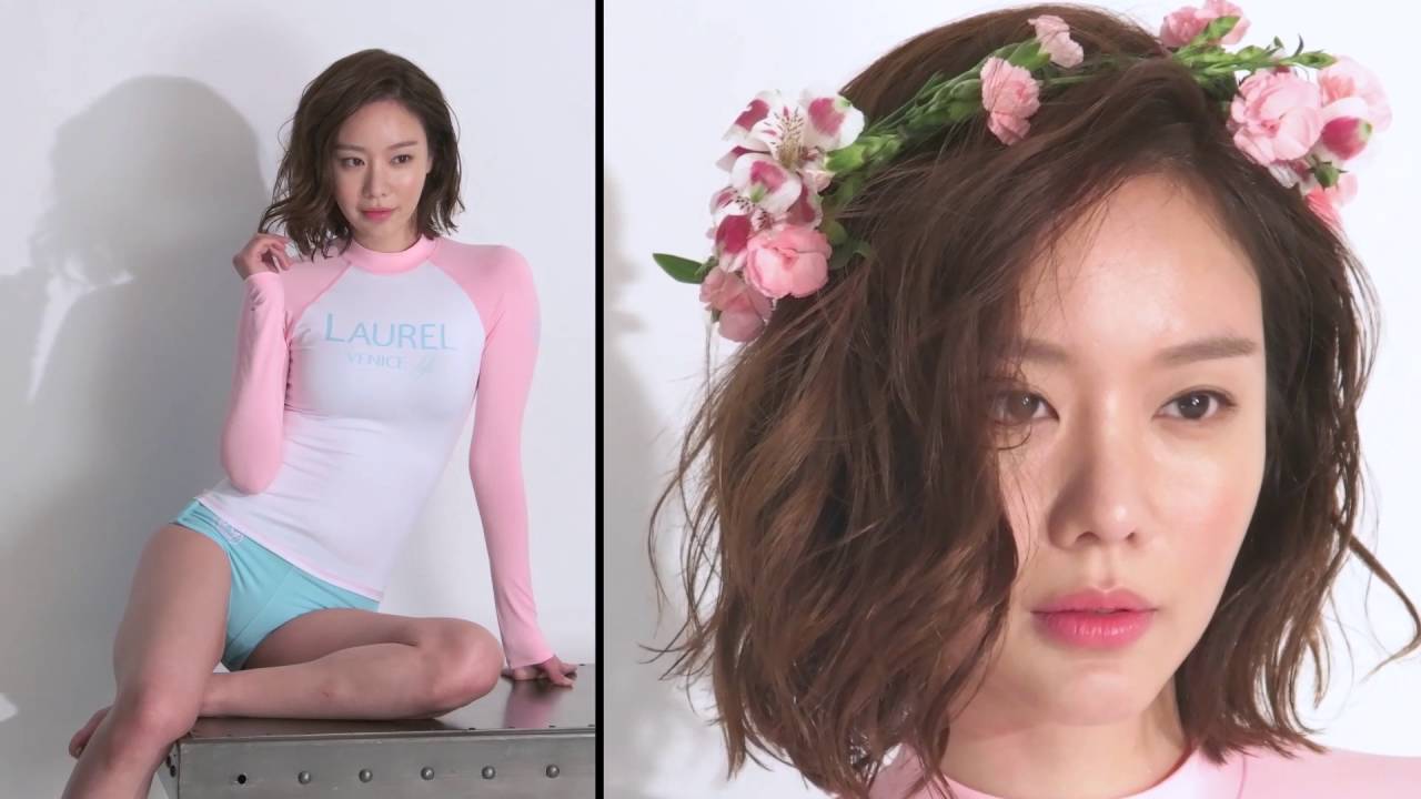 [LAUREL CROWN/로럴크라운] 김아중 래쉬가드 화보 MAKING FILM