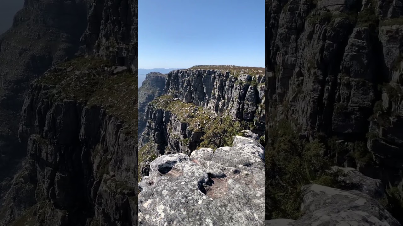 Table Mountain, Cape Town, South Africa 🇿🇦 #tablemountain #capetown #travel #nature #national park