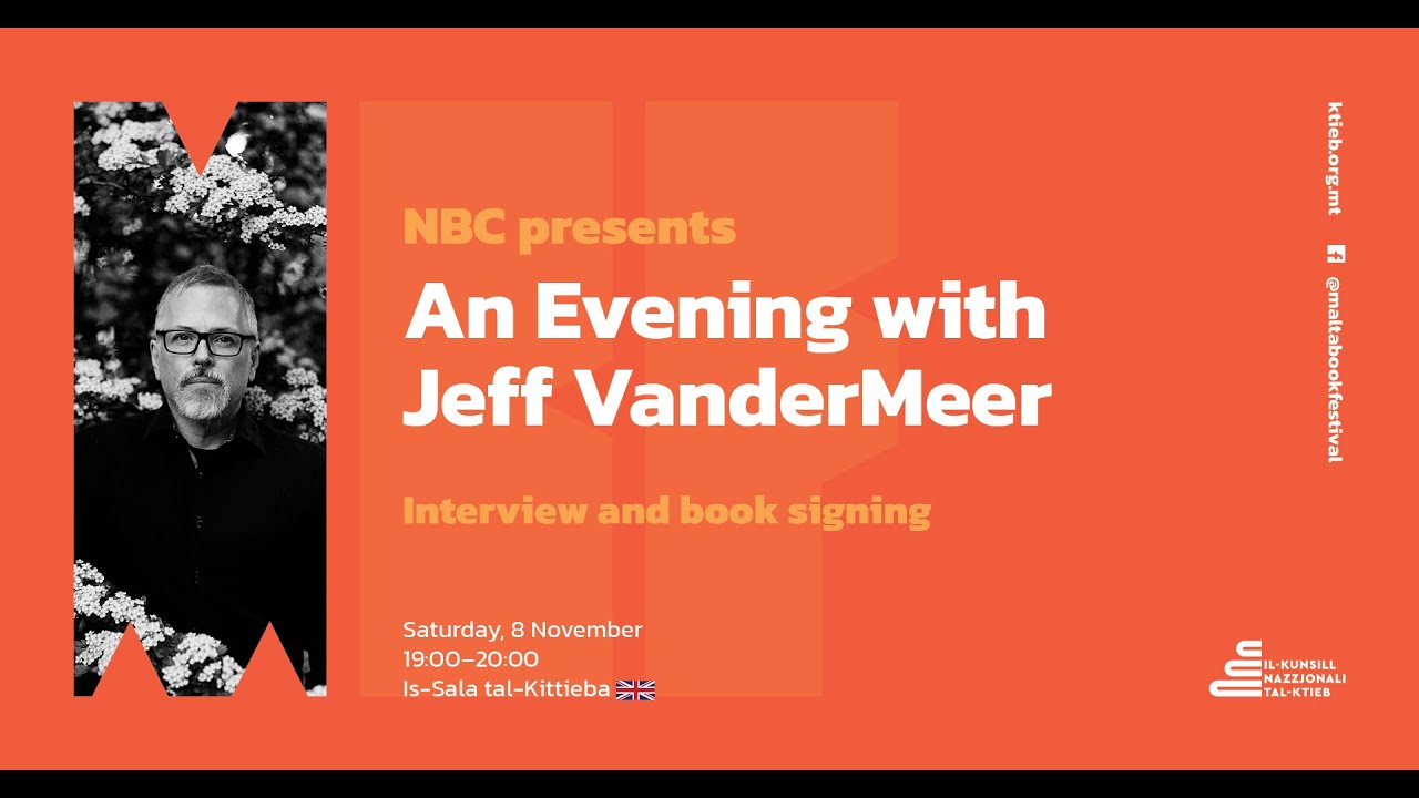 An Evening with Jeff VanderMeer | Malta Book Festival 2025