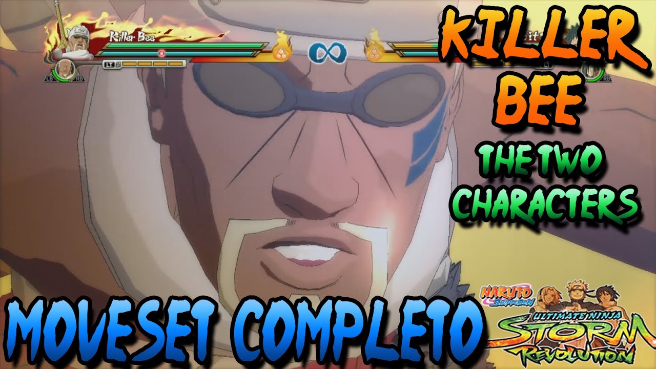 Naruto Storm Revolution: Killer Bee + Killer Bee Samehada Movesets Completos