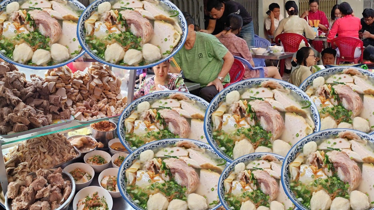 Đông Ghê Hồn xe BÚN MỌC SƯỜN SỤN 40K Vừa Mở Cửa Đầu Năm Khách Kéo Đến Ăn Đông Như Hội Ở Sài Gòn