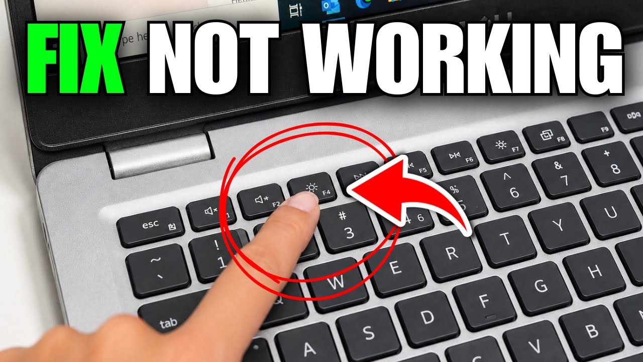 How To Fix Laptop Brightness Button Not Working