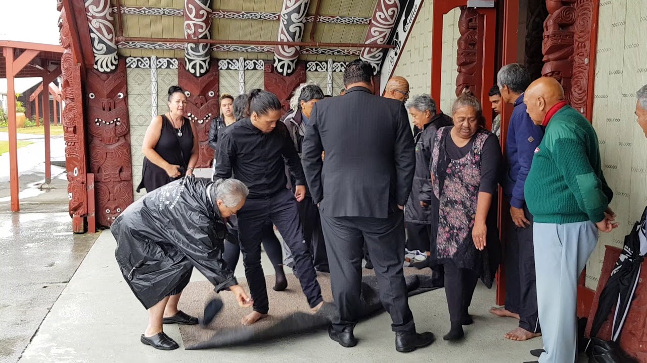 Placing a tapu over the meeting house Tē Tokanganui-a-Noho