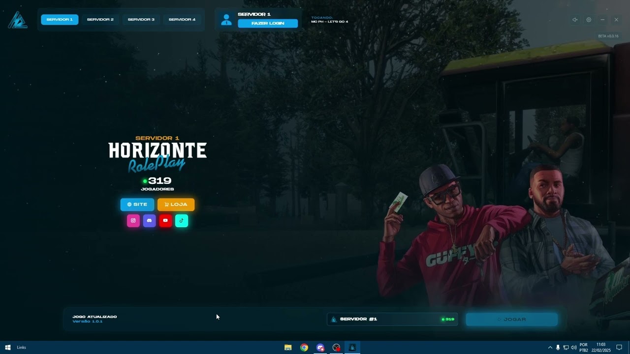 [HZ] Como baixar e instalar o Launcher/Gta SAMP no PC - Horizonte Roleplay