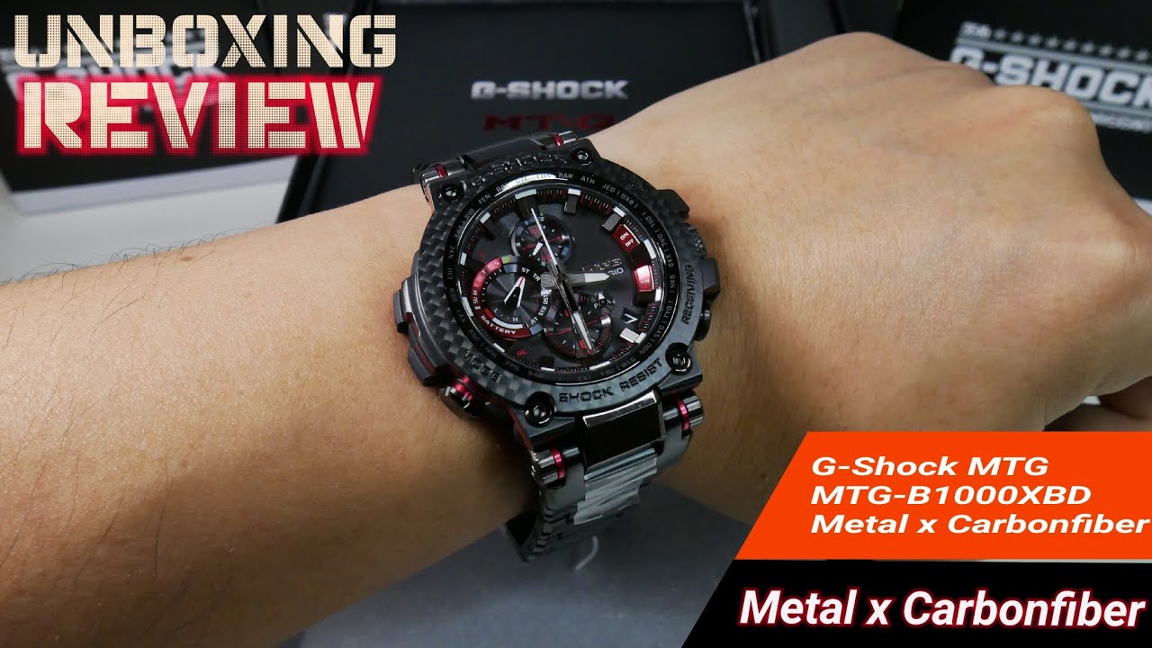 MTG-B1000XBD (Gshock MTG) เมื่อ Metal x Carbonfiber งานนี้จึงทั้งสวยทั้งแกร่งสุดๆ!!