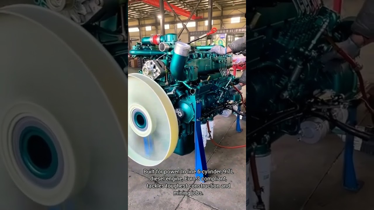Powerful 6-Cylinder Diesel Engine: The Heart of Heavy-Duty Trucking Operations