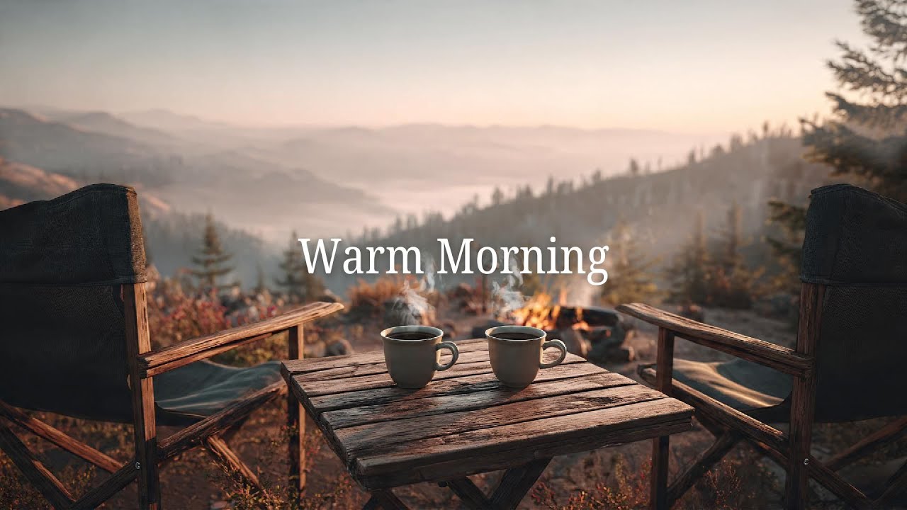 Peaceful Mountain Morning Music ☕ Calm Piano for Relaxation, Stress Relief & Mindfulness