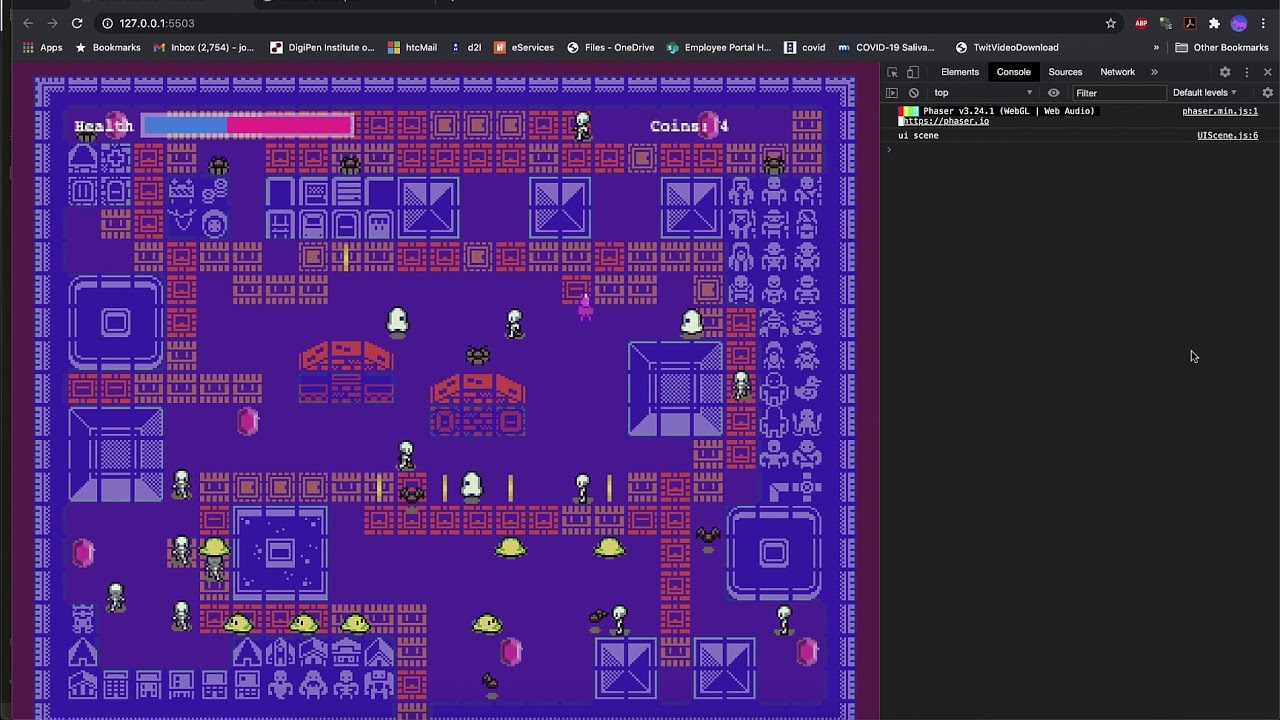 Creating a Top Down RPG Style Game with JavaScript and Phaser 3 Part 14