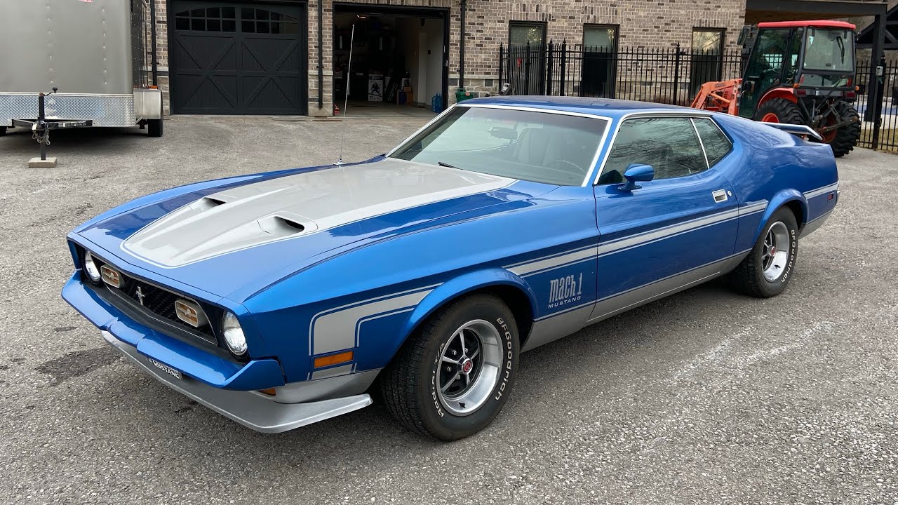 1971 FORD MUSTANG MACH 1 Startup Engine & In Depth Tour
