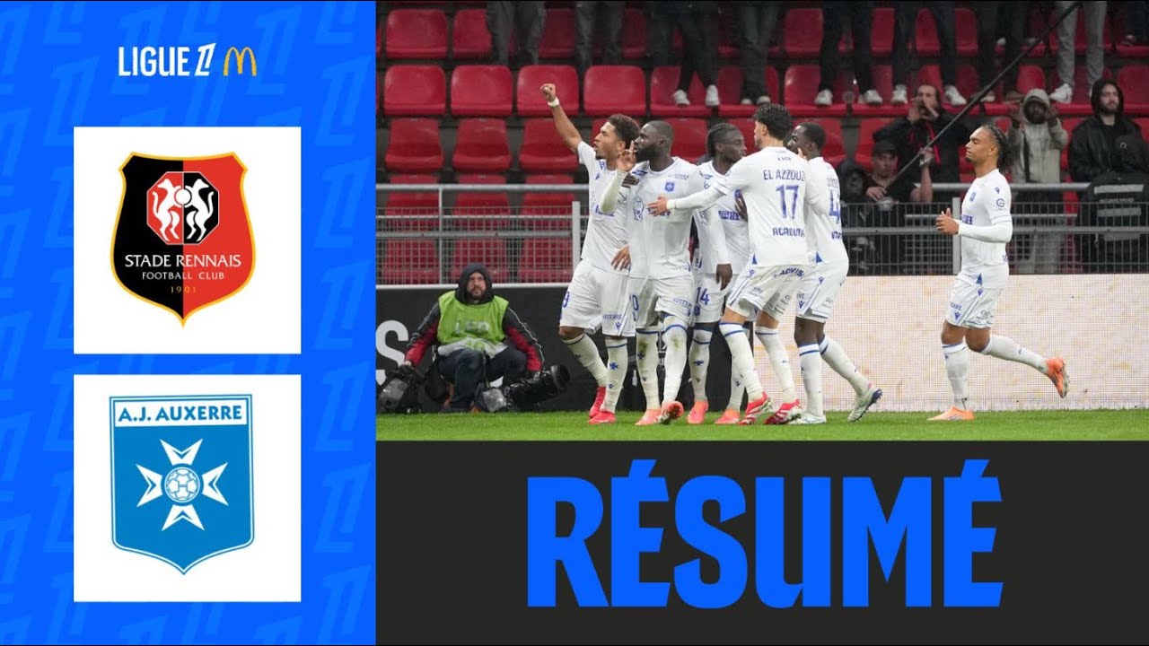 Rennes CONC&Egrave;DE un 4e match nul CONS&Eacute;CUTIF face &agrave; Auxerre | 8&egrave;me journ&eacute;e - Ligue 1 McDonald's