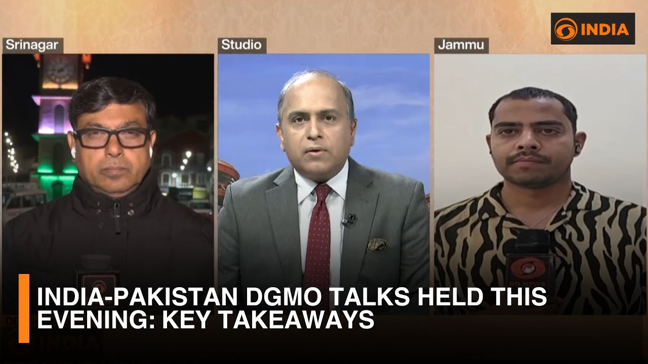 India-Pakistan DGMO talks held this evening: Key takeaways | DD India