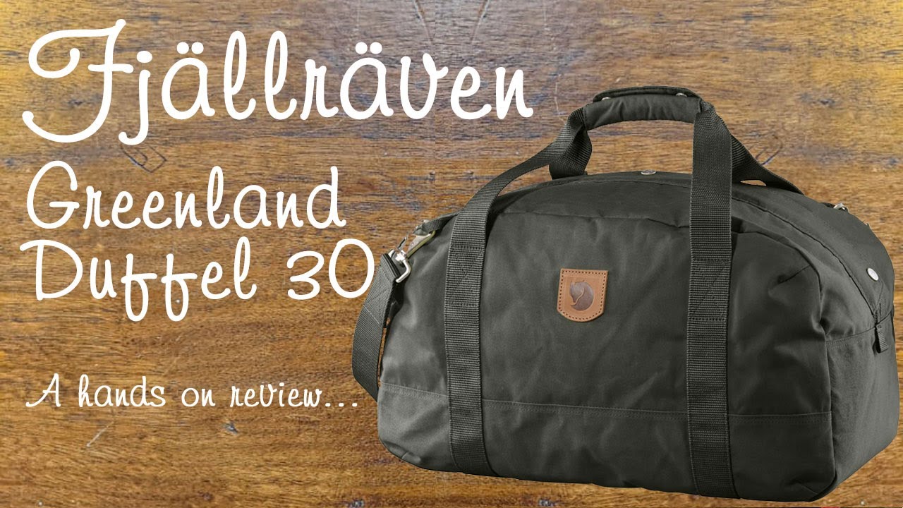 Fjällräven Greenland Duffel 30 – практический обзор