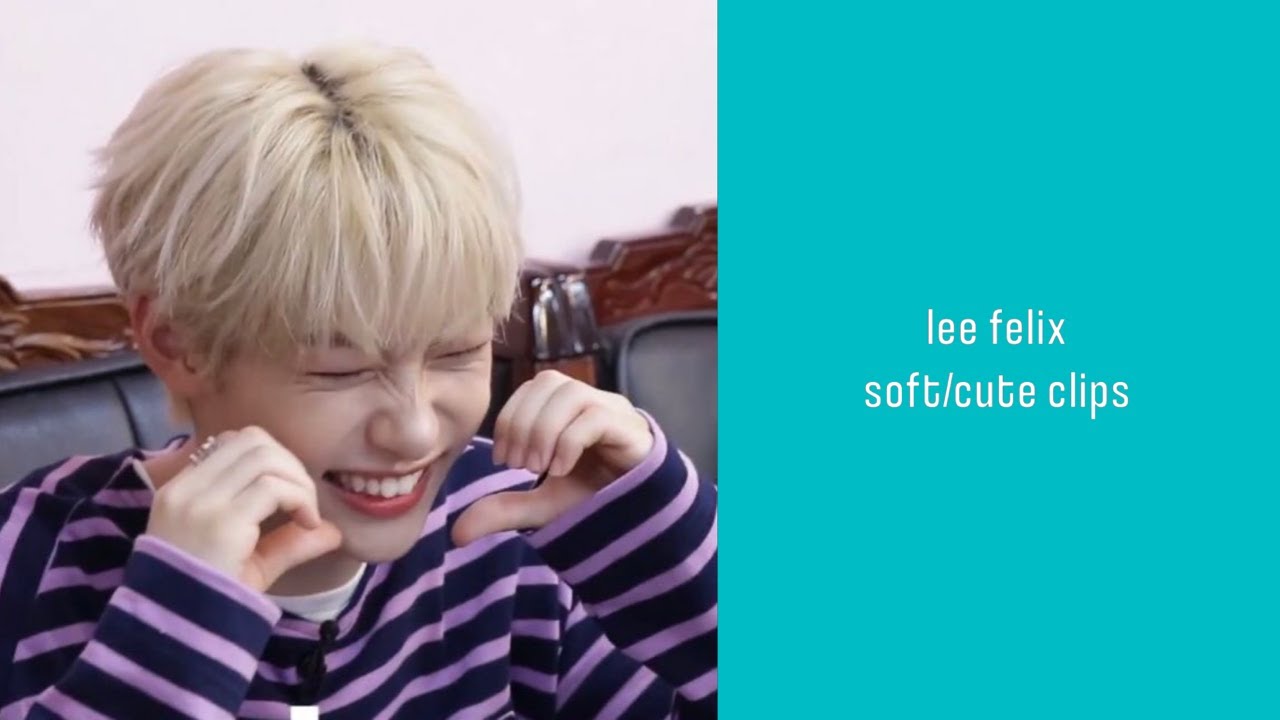 stray kids lee felix soft/cute clips for edits