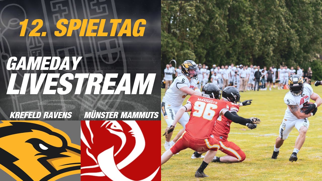 Krefeld Ravens vs. Münster Mammuts // American Football-Oberliga NRW
