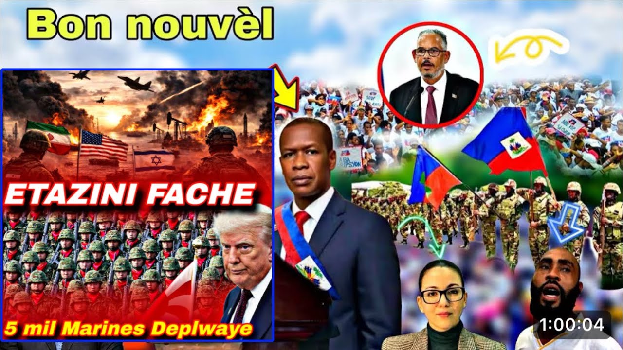 Pa gen Dòmi Aswè a!! Etazini Dedouble Anpil Dife! Iran di yap Kraze tout Baz Militè…Etazini ap BONBA