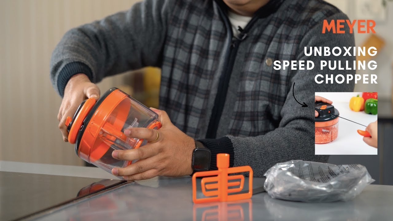 Best vegetable chopper in India | Meyer Speed pulling chopper unboxing