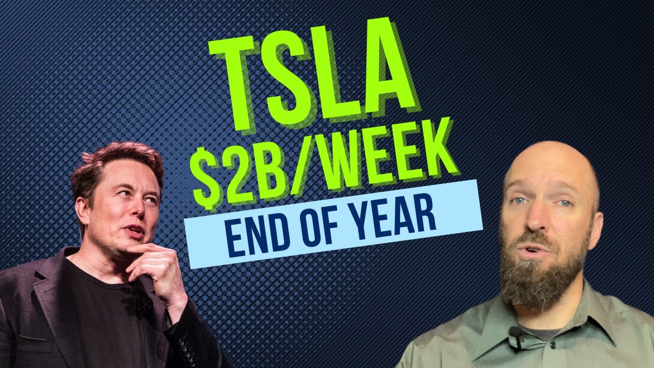 К концу года выручка TSLA составит 2 млрд долларов в неделю!! 🚀