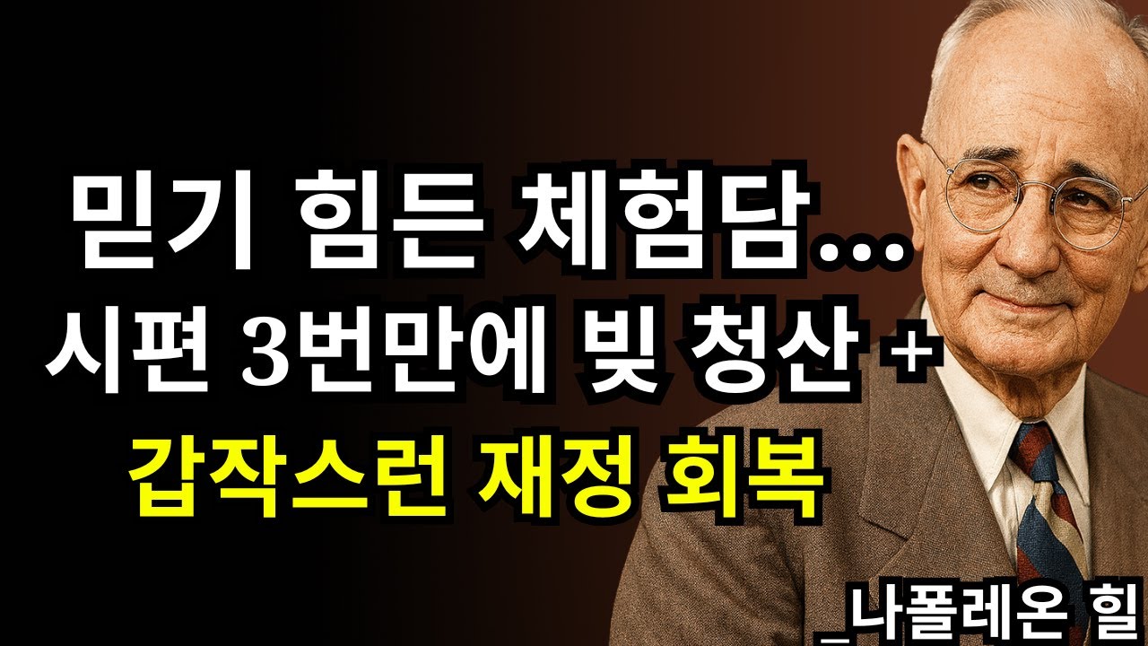3번 외우면 빚이 사라진다? 놀라운 ‘시편 기도’의 비밀 | 나폴레온 힐