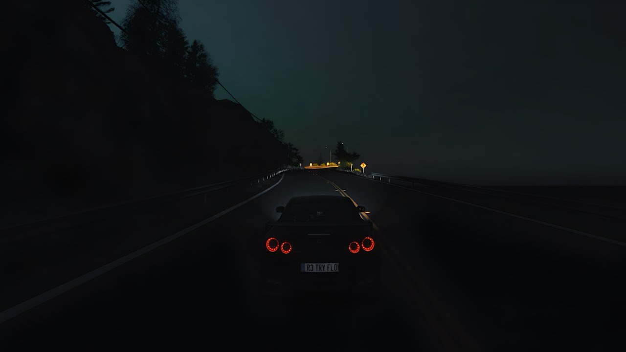 Night Drive in Silence: A Journey Through Loneliness (relaxing melodies)