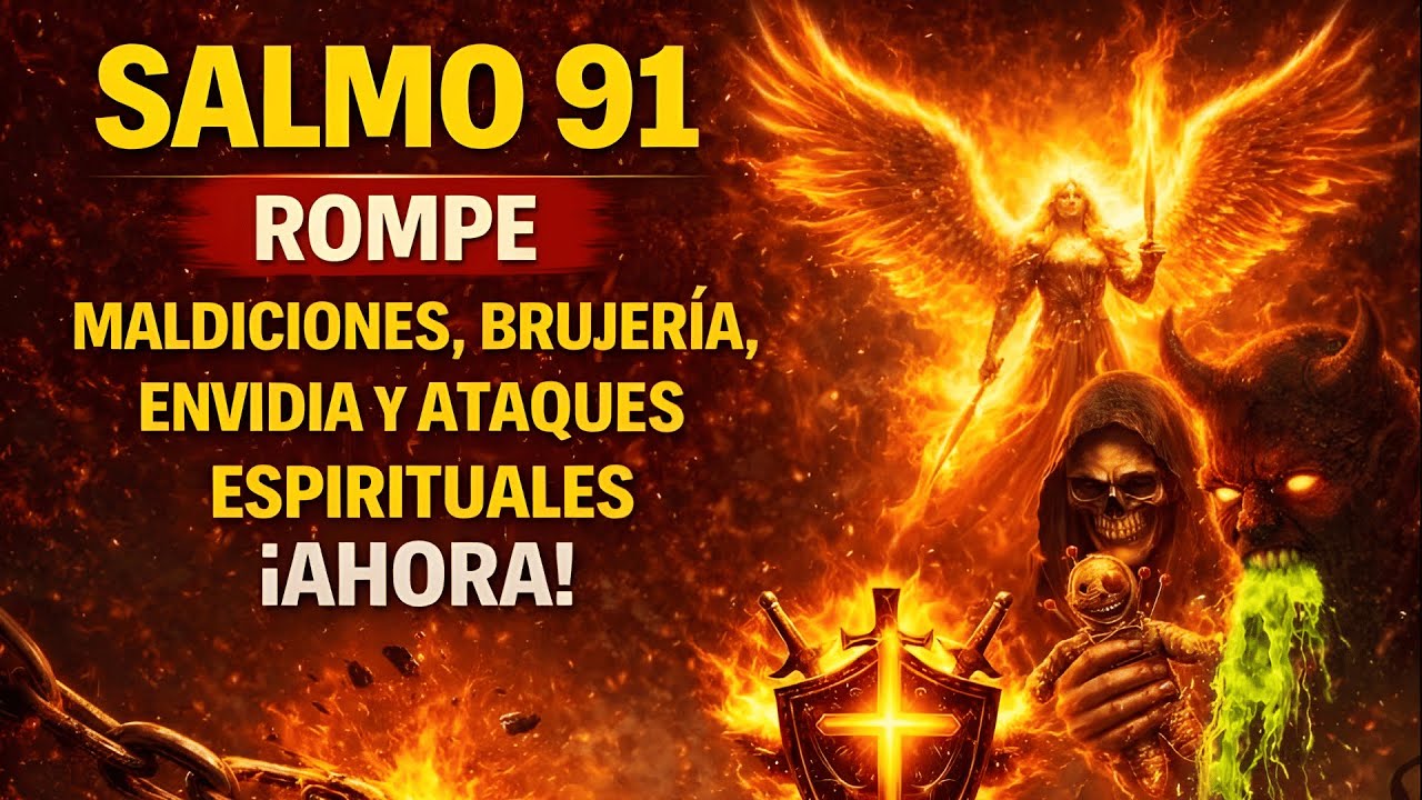 SALMO 91 – ROMPE MALDICIONES, BRUJERÍA, ENVIDIA y ATAQUES ESPIRITUALES