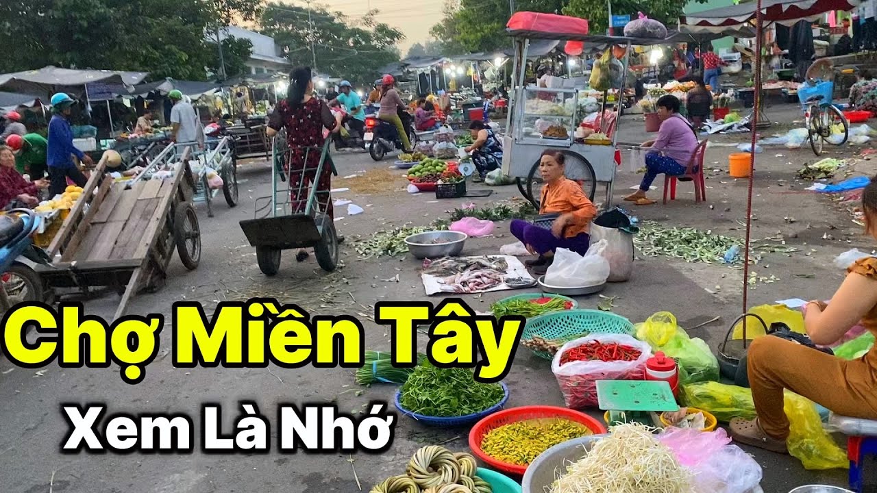 Khám Phá Chợ Miền Tây Xem Có Gì ? Vì sao ai đi cũng nhớ mãi | Trọng 97 - Khám Phá Việt Nam 🇻🇳  #18
