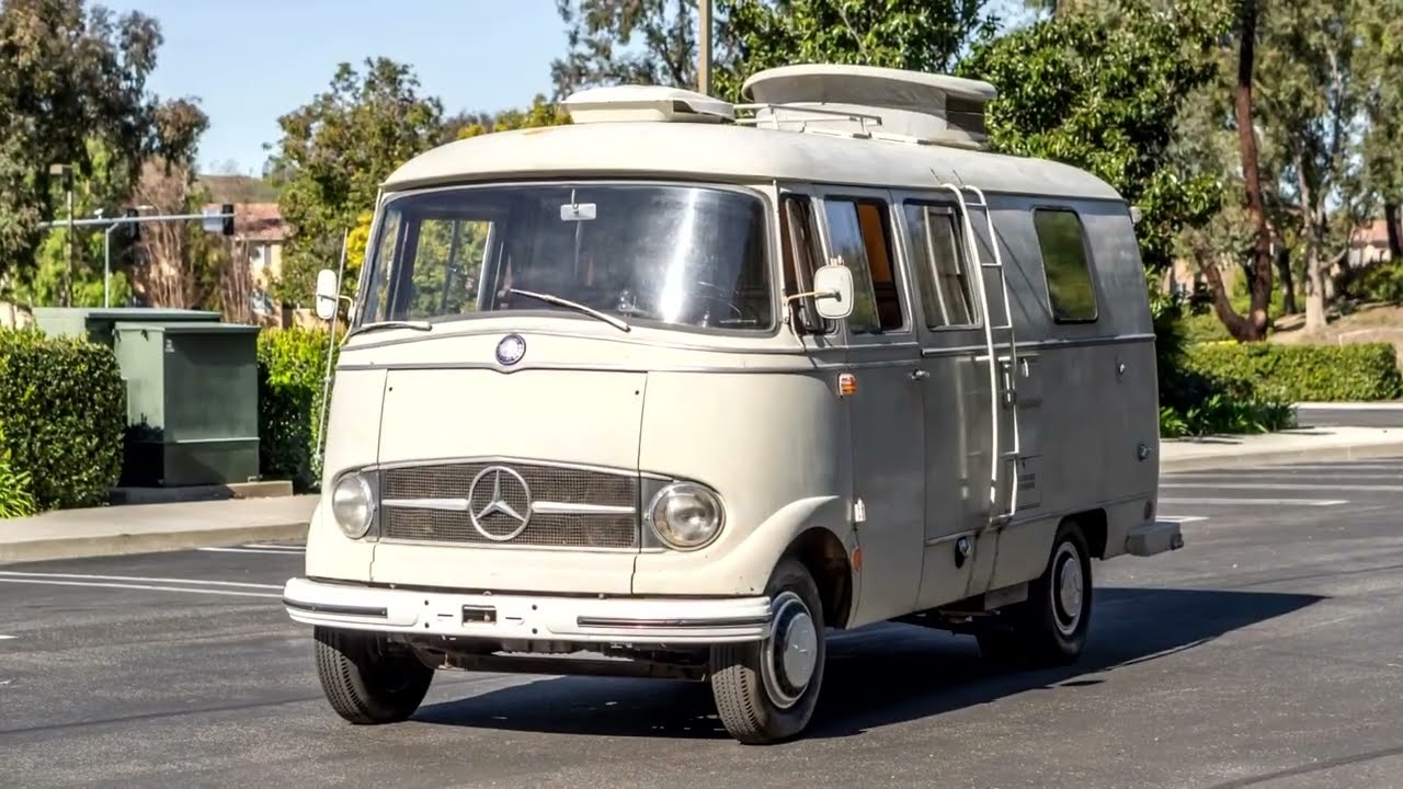 1962 Mercedes L319D Camper 🚐 Diesel Camping Before It Was Cool