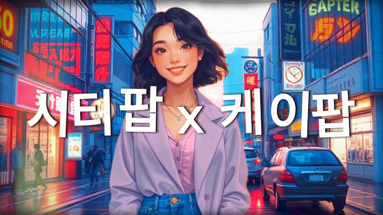 드라이브 시티팝 & 레트로 케이팝｜네온 감성 플레이리스트