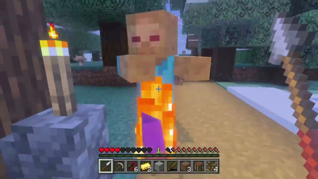 ENFIN UN VILLAGE !!!!! (épisode 2 minecraft)