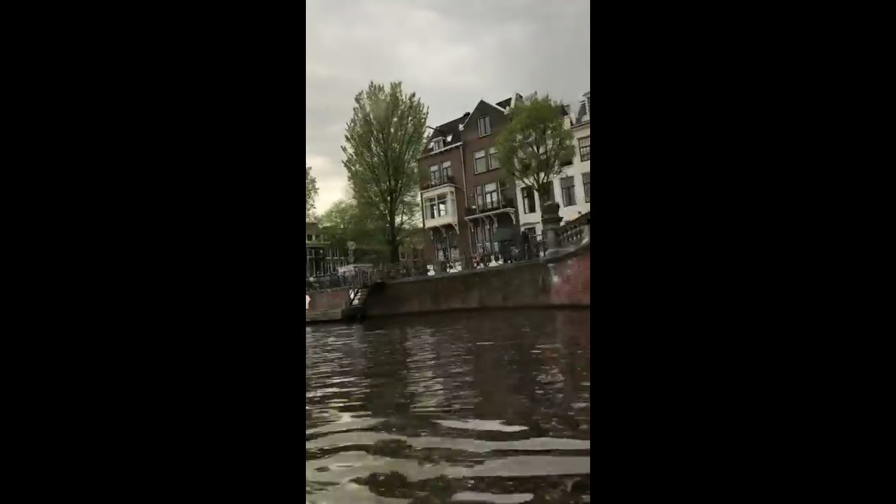 Crociera sui canali di Amsterdam (hyperlapse)