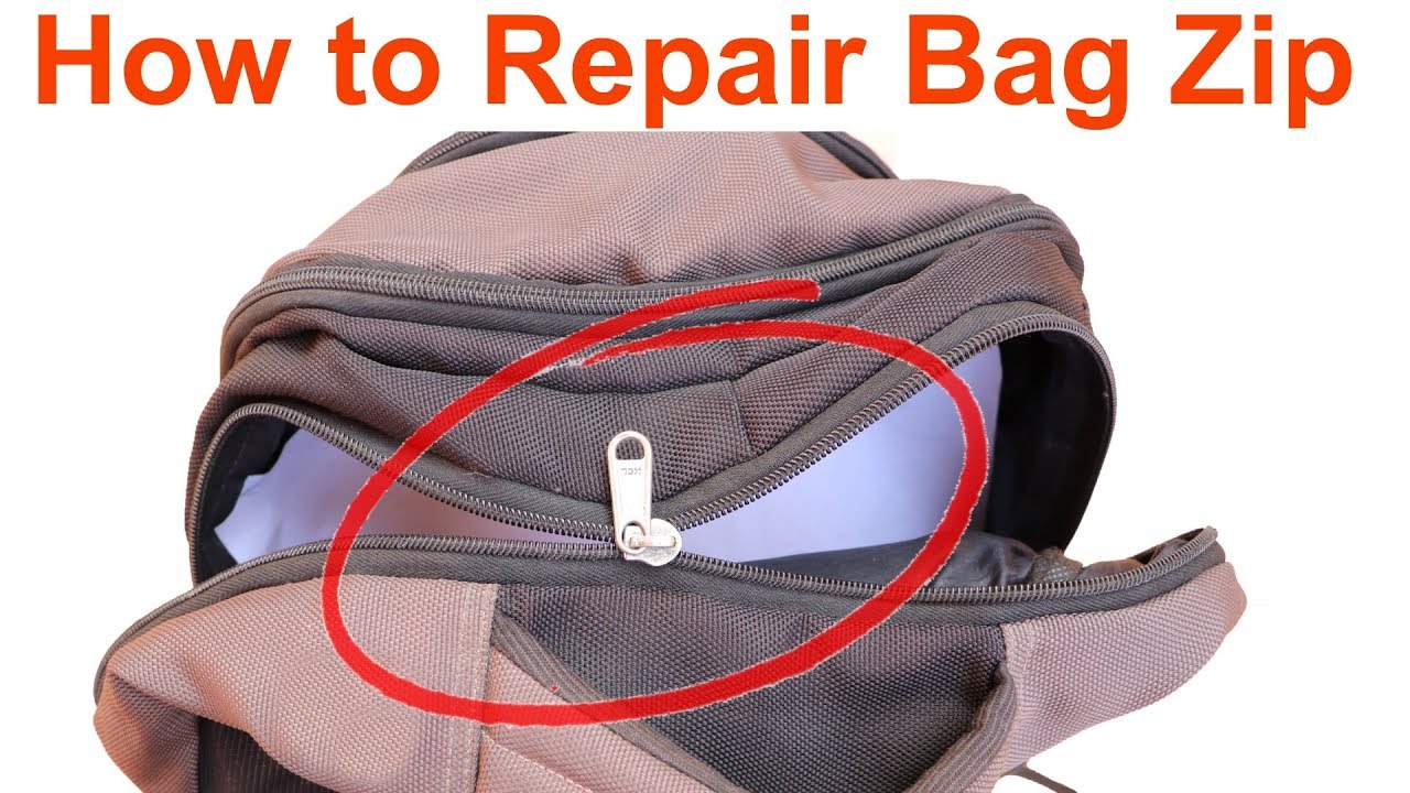 How to Repair a Bag Zip | Help in Tamil