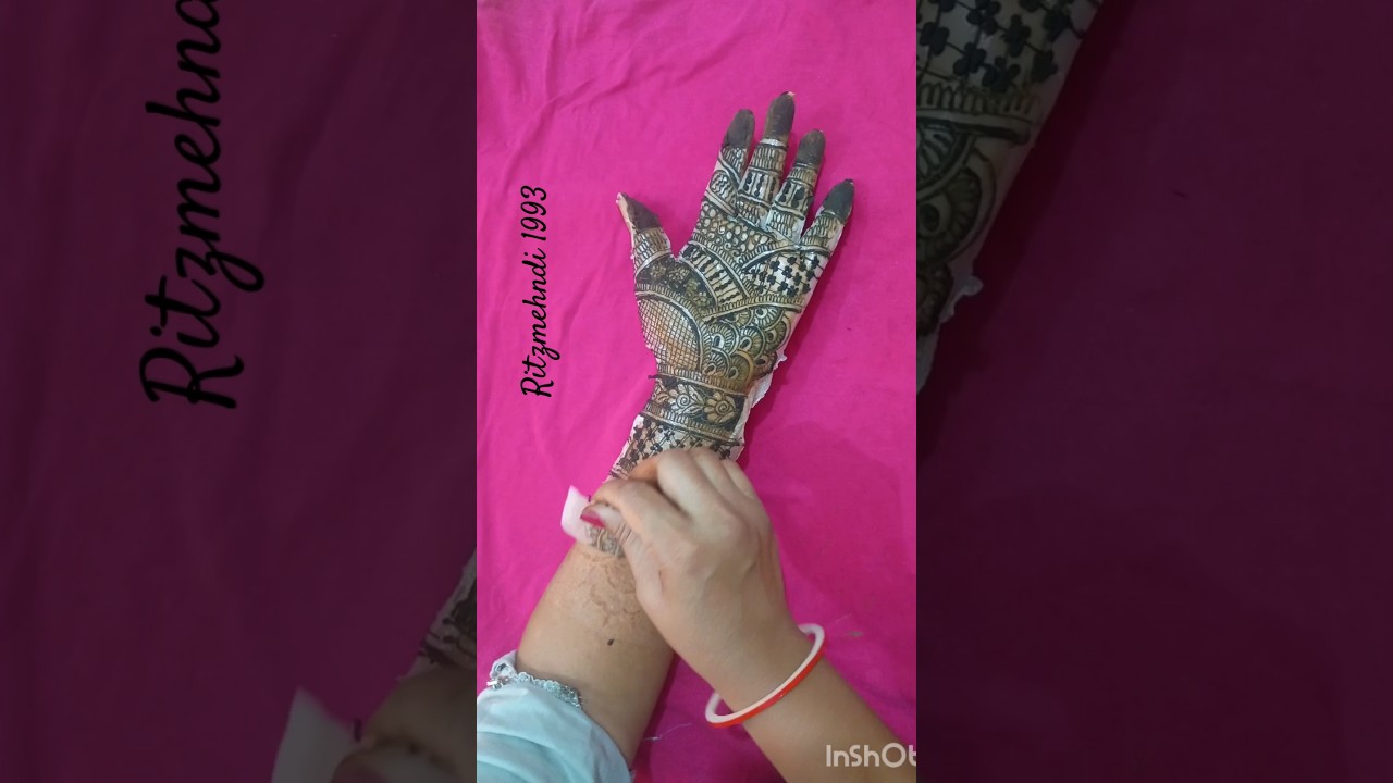 Simple and easy full hand bridal mehndi design latest mehndi design#mehndi #hennadesign Viralshort