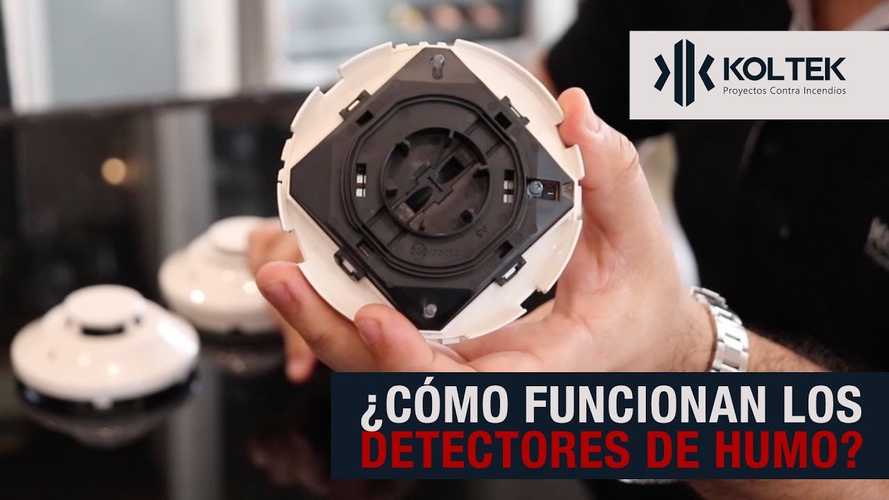 ¿Cómo funciona el detector de humo de tipo puntual/spot?
