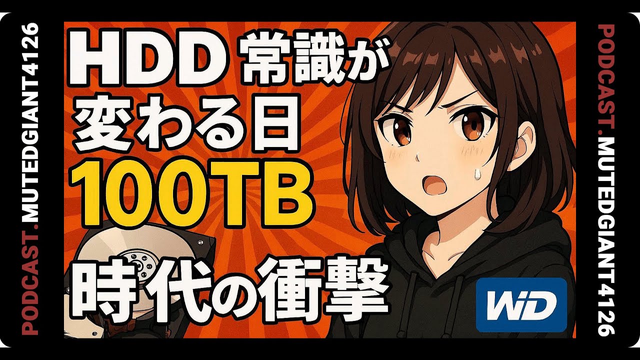 HDDの常識が変わる日 ― ウェスタンデジタルが描く100TB時代の衝撃
