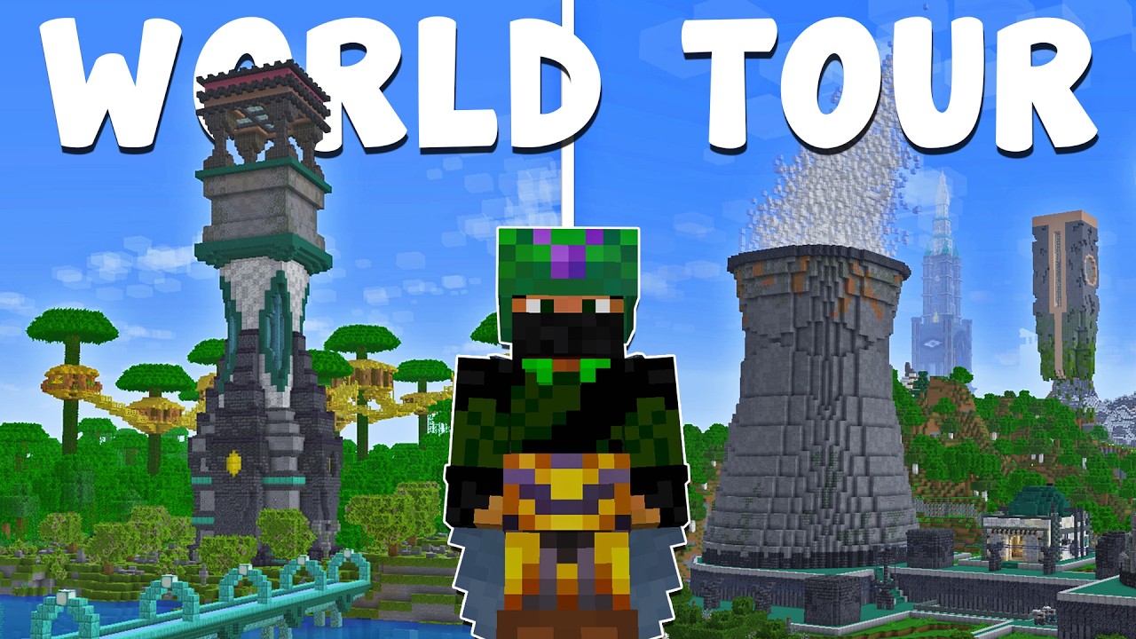 A Complete Tour of My Minecraft Forever World!