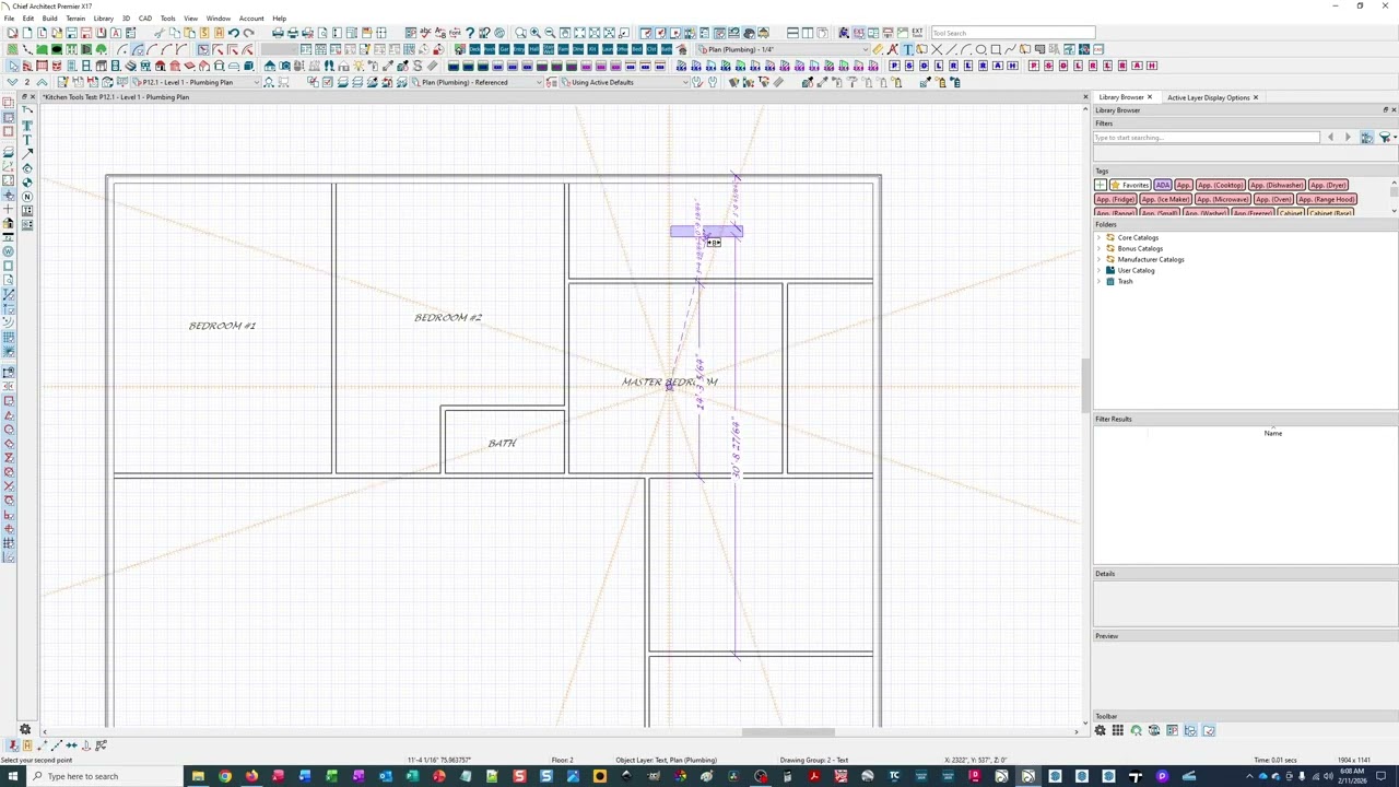 Chief Architect X17 - Different Room Label Positions for Different Plan Views