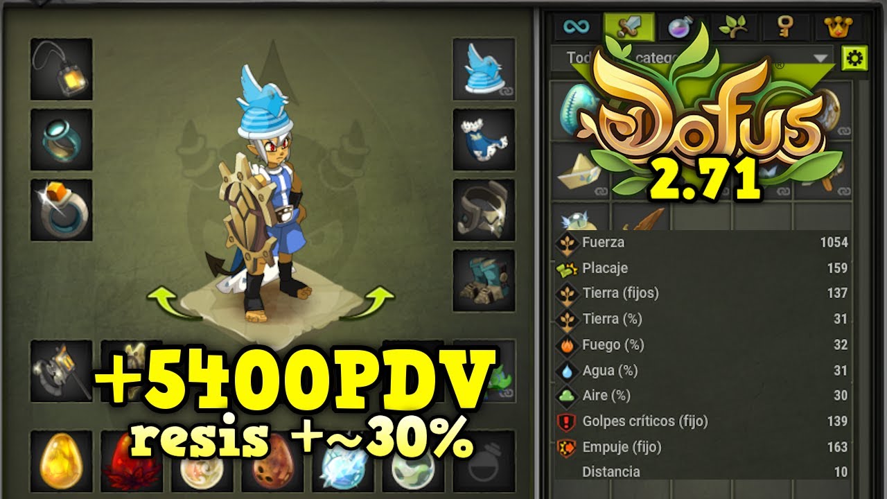 [DOFUS 2.71] OSAMODAS DE FUERZA 12/6 | MUCHO DAÑO y AGUANTE | Koliseos 1vs1 - Kuyvros-yt