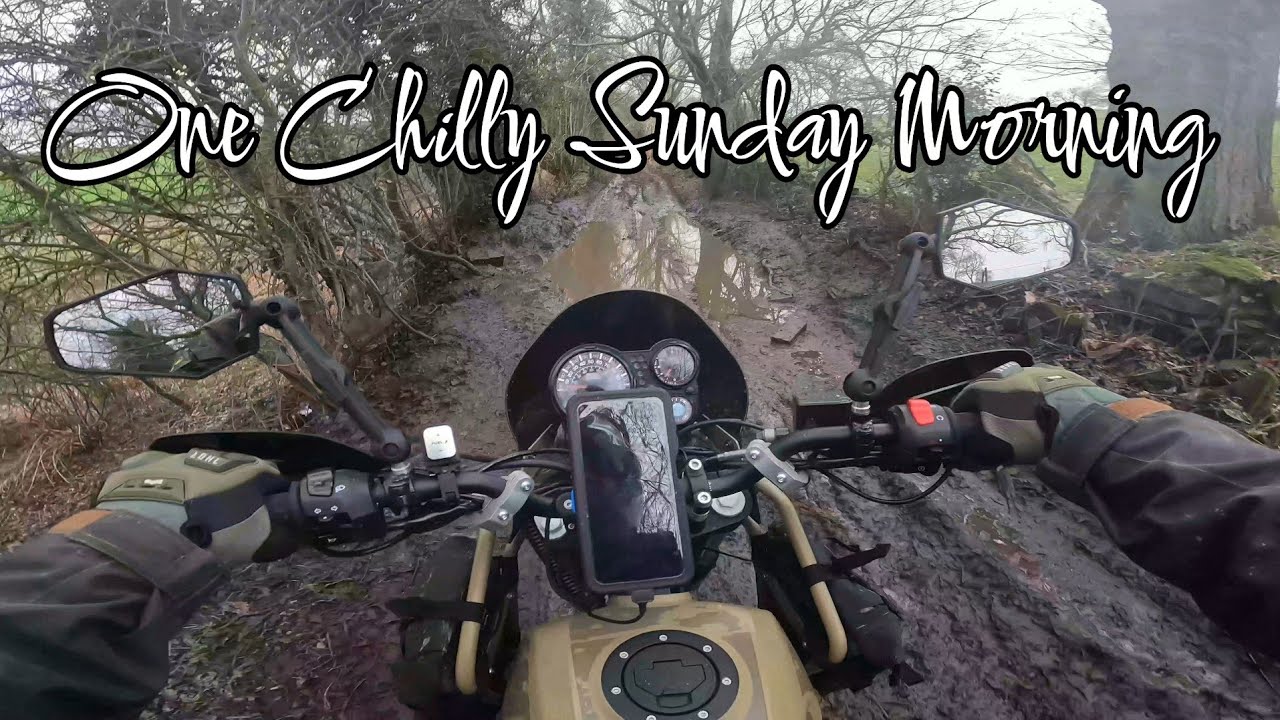 One Chilly Sunday Morning - Peak District Green Lanes & Byways by Himalayan 411