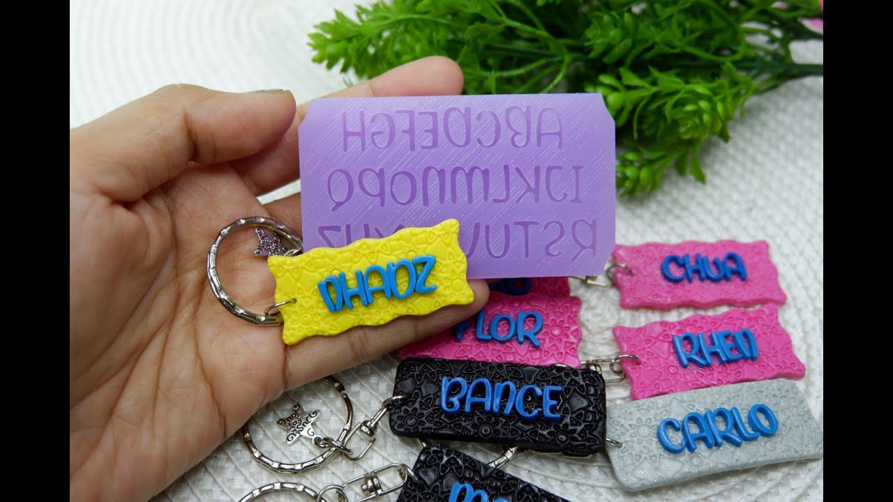 FADC VLOG #4 How to Use a Letter Molder   Air Dry Clay Tutorial 2022