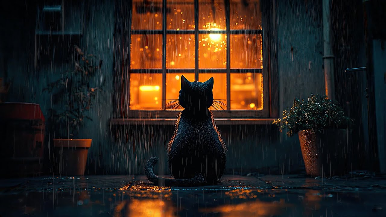 Stress Reducing Rain Music For Cats