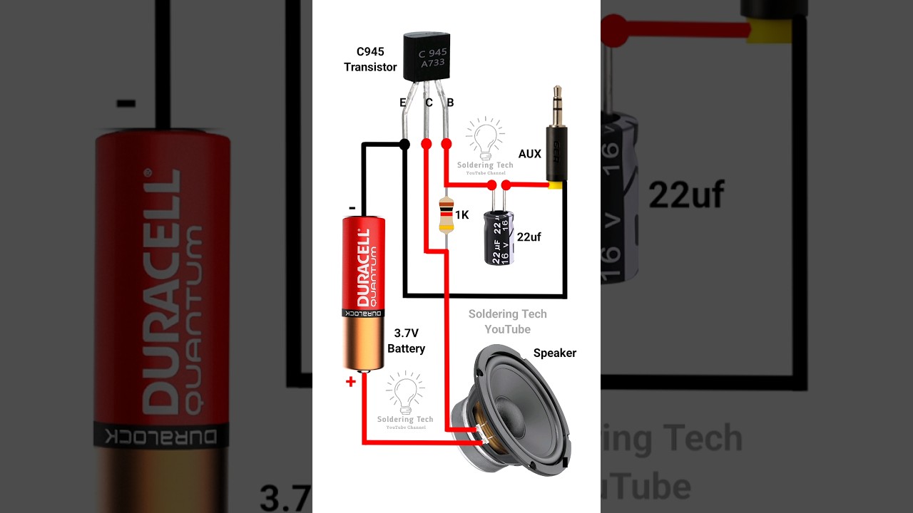 3-5V dc mini amplifier #diy #amplifier #viral