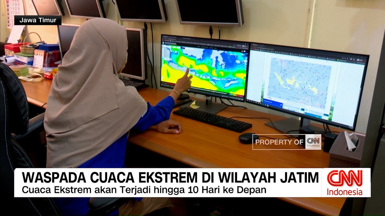 BMKG Keluarkan Peringatan Cuaca Ekstrem Jatim