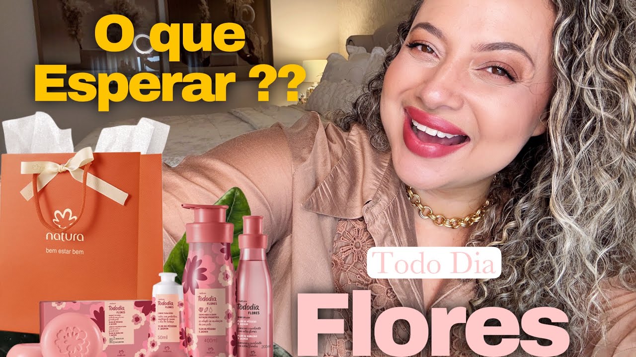 Todo Dia Flores; Flor de Pêssego e Jasmim - Natura